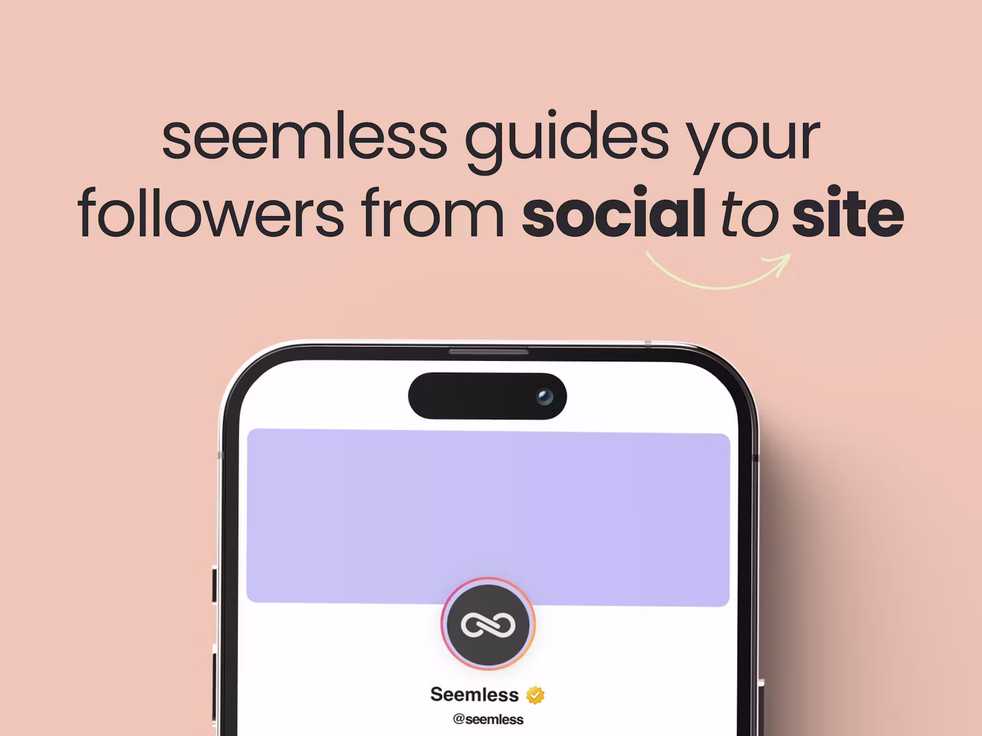 parece guiar seguidores das redes sociais para o site